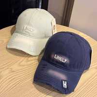 Gorra de béisbol unisex vintage para mujer, con parte superior suave desgastada, bordado facial, efecto adelgazante, patrón de letras, tela común