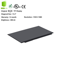Layar LCD FHD BOE 13,3'' EV133FHM-N40 Panel Kontrol Sentuh Peralatan Medis Modul LCD 13,3 Inci