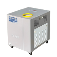 Refroidisseur d'eau laser CY-2800L 2HP R410A 220V, unité de refroidissement à eau avec compresseur et pompe pour le contrôle de la température industrielle
