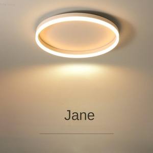 Plafonnier LED en fer minimaliste nordique, design moderne, forme circulaire, adapté aux chambres à coucher, aux salles d'étude, protection IP44, CRI élevé - Product Image 5