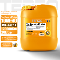 Huile de lubrification entièrement synthétique 10W40, huile pour compresseur, huile de base, lubrifiant automobile, moteur diesel haute performance, 100 000 km