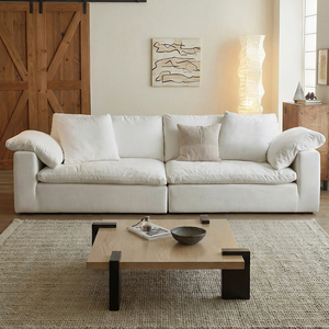 Leisure Home Furniture, Italian Style Vacuum Compressed Fabric <strong>Sofa</strong> with High Density Foam <strong>for</strong> Living Room, <strong>Bedroom</strong> &amp; Apartment - Product Image 2