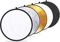 Réflecteurs d'éclairage Compact 5 en 1, 43 pouces/110cm, pour photographie en direct, de Studio Photo, sac de livraison, offre spéciale