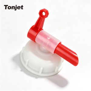 Bouchon de réservoir IBC robuste <span class=keywords><strong>avec</strong></span> joint rouge anti-fuite, filetage grossier S60x6, couvercle anti-poussière et couvercle d'étanchéité pour conteneur chimique de 1000L - Product Image 1