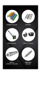 Rouleau en caoutchouc textile de qualité supérieure sur mesure OEM rouleau en caoutchouc de taille personnalisée à vendre - Product Image 3