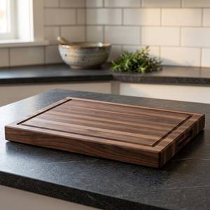 Planche à découper et support à couteaux TianZhu en bois d'acacia personnalisés - Forme rectangulaire durable, antibactérienne, épaisseur 2,0 cm, compatible lave-vaisselle - Product Image 6
