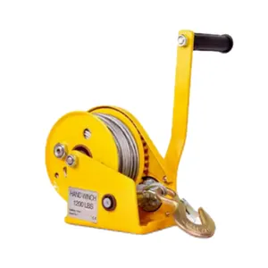 Quality Assurance Manual Trailer Winch Wire Rope Hand Winch Manual