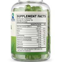 Permen Tekstur Lembut Formula Khusus Mengatur Fungsi Fisik dan Menjaga Postur Tubuh Seimbang Aloe Vera Gummy
