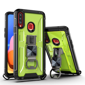 Coque magnétique hybride avec support anneau ouvert, pour Samsung <span class=keywords><strong>Galaxy</strong></span> A20, 360 degrés - Product Image 4