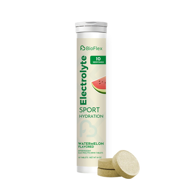 Fresh Lemon Lime Flavor Electrolyte Effervescent Tablets Rapid Hydration Electrolyte Balance