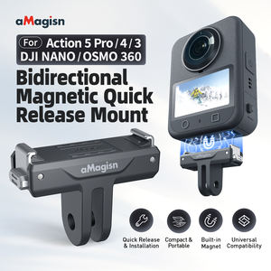 قاعدة تثبيت مغناطيسية سريعة التحرير من AMagisn لكاميرات DJI Nano/OSMO360/Action5/4/<span class=keywords><strong>3</strong></span> وملحقات الكاميرات الرياضية - Product Image 2
