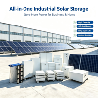 Système d'énergie solaire industrielle hors réseau de 10 kW, 20 kW, 30 kW, 50 kW, 100 kW, prix bas, solution photovoltaïque allemande