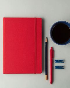 Customizable <b>A5</b> Agenda <b>Planner</b> Notebook Premium Custom PU Leather Cover Printed Style Logo Fabric Texture Effect Customizable - Product Image 3