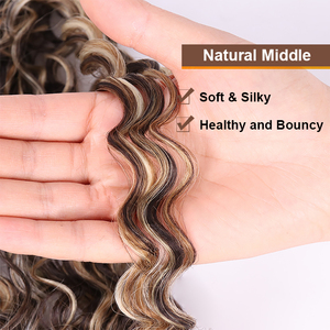 <span class=keywords><strong>Extensiones</strong></span> <span class=keywords><strong>de</strong></span> <span class=keywords><strong>Cabello</strong></span> Julianna Natural Wavy Deep Water Spring Curl Pack, Suaves, Orgánicas, <span class=keywords><strong>de</strong></span> Fibra Bio, Proteína Sintética, con Trama Recta - Product Image 6