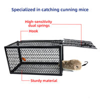 Piège à souris pour rats vivants, cage pour petits rongeurs, piège à souris pour rats, facile à attraper et à relâcher