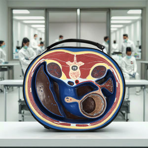 पेट मानव शरीर रचना भागों के माध्यम से योजनाबद्ध क्रॉस अनुभाग चिकित्सा मानव शिक्षण मॉडल - Product Image 3