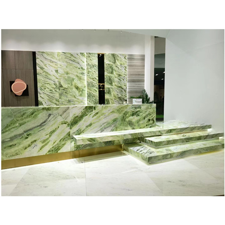 comptoir de granit vert jade