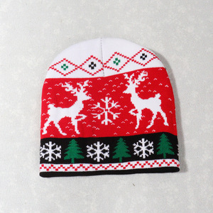 Chapeaux en tricot acrylique personnalisés de luxe Designer d'hiver Y2K Jacquard <span class=keywords><strong>Bonnet</strong></span> de Noël Chapeau à la mode en gros <span class=keywords><strong>Image</strong></span> de dessin animé de plage - Product Image 6