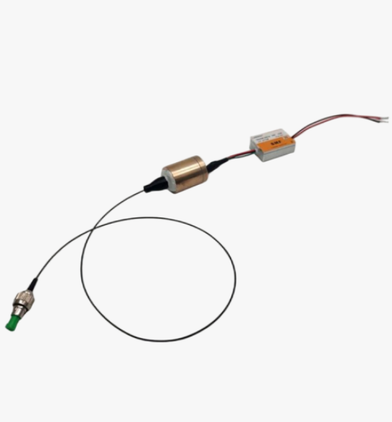 Straight Highly Visible Line Projection on Various Surfaces Yellow 589nm 1mW DPSS Fiber Laser Diode Module