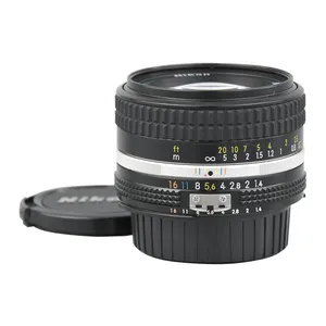 Accesorios de cámara de película de excelente rendimiento usado lente Nikon de 50mm