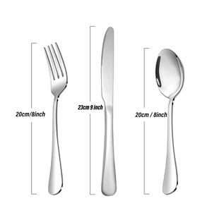 Nhà bếp nhà hàng khách sạn thép không gỉ Flatware thiết lập dao kéo cho cắm trại Muỗng Nĩa ăn tối dao - Product Image 6
