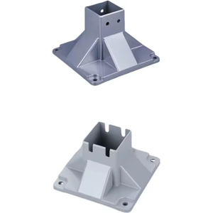 Nouvelle base de clôture en PE à bas prix, très vendue, avec poteaux de garde-corps et connecteurs carrés - Product Image 1