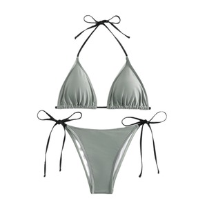 <span class=keywords><strong>Bikini</strong></span> de Dos Piezas Estilo Europeo Americano, Sexy y Chic, en Spandex/Poliéster, con Diseño sin Espalda, Gran Venta en <span class=keywords><strong>AliExpress</strong></span> - Product Image 5