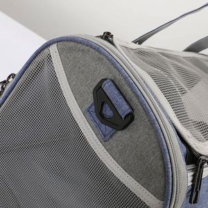 Dropshipping Small Foldable Breathable Lightweight Oxford <b>Pet</b> <b>Carrier</b> Portable Outdoor Style Handbag to Carry <b>Pets</b> on Travel - Product Image 4