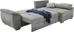 Winforce OEM/ ODM Canapé d'angle en lin avec fonction de lit et pouf de boîte de lit peut être monté à gauche ou à droite - Product Image 5