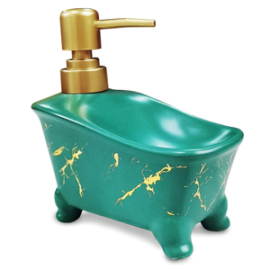 Dispensador de Jabón de Cerámica para Bañera, Moderno, Económico y Vacío - Product Image 4