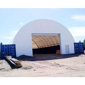 Fabricante de domos de almacenamiento prefabricados de alta resistencia para exteriores de 40 pies, fabricante de toldos para contenedores de envío - Product Image 5