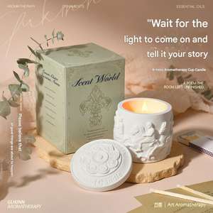 Vela de aromaterapia de alivio de gama alta, fragancia de nicho, cera de soja sin humo, dormitorio de aromaterapia, literario de gama alta - Product Image 3