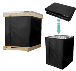 Envoltura de <span class=keywords><strong>colmena</strong></span> de abeja de invierno para colmenas de 8 y 10 marcos 3 capas 600D tela Oxford <span class=keywords><strong>colmena</strong></span> cubierta de protección de invierno - Product Image 2