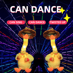 Mexico hát Vịt đồ chơi sang trọng trẻ em ghi âm lặp lại đồ chơi vịt nhảy điện tử - Product Image 4