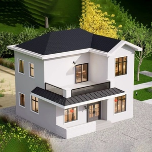 Villas préfabriquées de luxe <span class=keywords><strong>Conservation</strong></span> de l'énergie et tremblement de terre-Vente chaude de qualité économique - Product Image 3