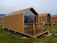 Maison modulaire préfabriquée, maisonnette portable en panneaux sandwich pour hôtel, villa