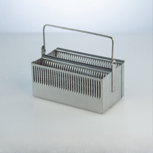 하이 퀄리티 20 30 60 PC 스테인레스 스틸 현미경 슬라이드 염색 랙 - Product Image 4