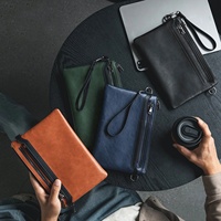 Tas Selempang Pria TILONSTAR TMB113, Tas Penyimpanan Perjalanan, Organizer Portofolio Pria, Dompet RFID