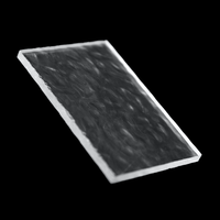 Panneaux acryliques texturés personnalisés avec motif ondulé transparent en relief pour la décoration intérieure