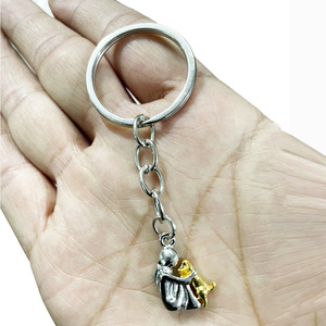 <span class=keywords><strong>Collana</strong></span> di moda Unisex <span class=keywords><strong>con</strong></span> stile Punk carina bambina e cucciolo ciondolo in lega per animali domestici catena regalo per donne e amanti dei cani - Product Image 4