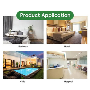 Organizador de armario blanco moderno hecho en Malasia, Panel de madera contemporáneo personalizable para muebles de dormitorio para el hogar y el hotel - Product Image 4