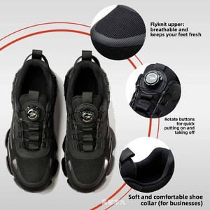 <span class=keywords><strong>Zapatos</strong></span> de Seguridad con Punta de Acero para <span class=keywords><strong>Hombre</strong></span>, Resistentes a Aplastamientos y Perforaciones, Transpirables, de Caña Baja, con Suelas Antideslizantes y Duraderas - Product Image 2