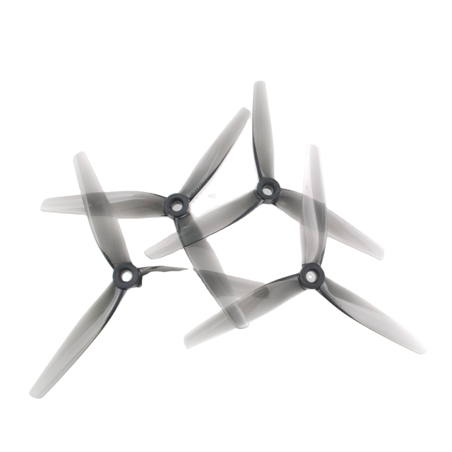 HQPROP 5.1X2.5X3 Grey 5125 3-Blade PC Racing Freestyle Propeller with M5 Shaft for RC FPV 5inch Drones DIY Replacement Parts