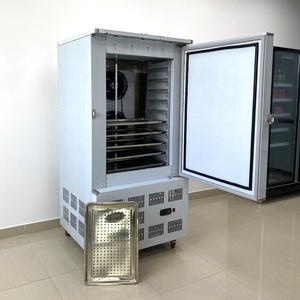 Mini 10-Pan Deep IQF Blast Freezer macchina rapida ed efficiente piastra di congelamento per alimenti da forno frutti di mare di carne congelati - Product Image 2