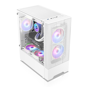 Funda de escritorio de alta calidad, carcasa de vidrio templado para <span class=keywords><strong>PC</strong></span> portátil, compatible con 240, carcasa lateral refrigerada por agua para ordenador, funda para juegos - Product Image 3