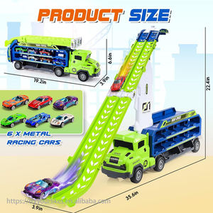 EPT 3D atalet dönüşüm roket parça araba oyuncak rampa arabalar parçaları yuvası yarış setleri çocuk için oyuncak - Product Image 5