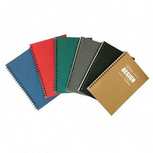 สมุดบันทึกแบบสันห่วง Paper Junkie Eco-Friendly ขนาด 6"x8" แบบมีเส้นบรรทัด พิมพ์ลายซิลค์สกรีน สำหรับเขียนงานเรียนหรือเป็นของขวัญส่งเสริมการขาย - Product Image 1