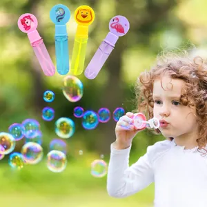 Huiye Colorful Summer funny Kid Toy Bubble Water and Bubble Wand Gun toy Bubble Stick Outdoor Kid Toy