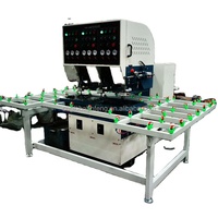 Machine de perçage et de fraisage automatique CNC pour verre, petite machine de traitement du verre, machine de perçage du verre à 3 têtes
