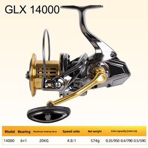 Bobine <span class=keywords><strong>de</strong></span> pêche spinning tout métal Billings, rapport <span class=keywords><strong>de</strong></span> transmission 4.8:1, descente lente, lancer longue distance, utilisation gaucher, frein 20kg, pour la pêche en mer, en rivière et à la <span class=keywords><strong>carpe</strong></span> - Product Image 6
